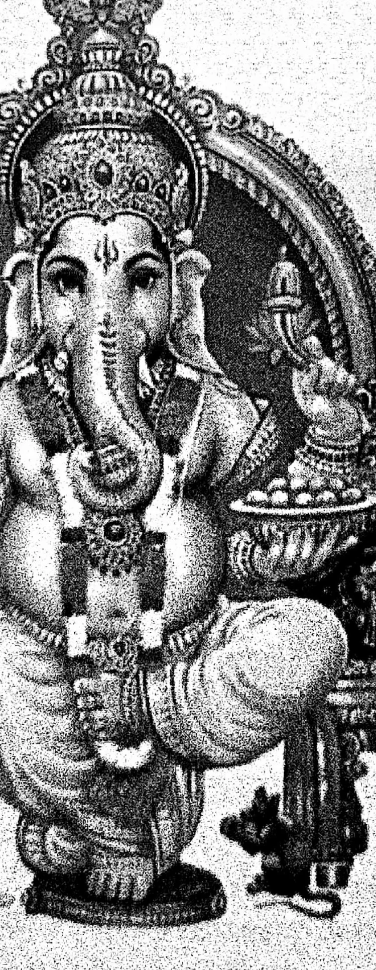 Ganesha image used for murti trataka