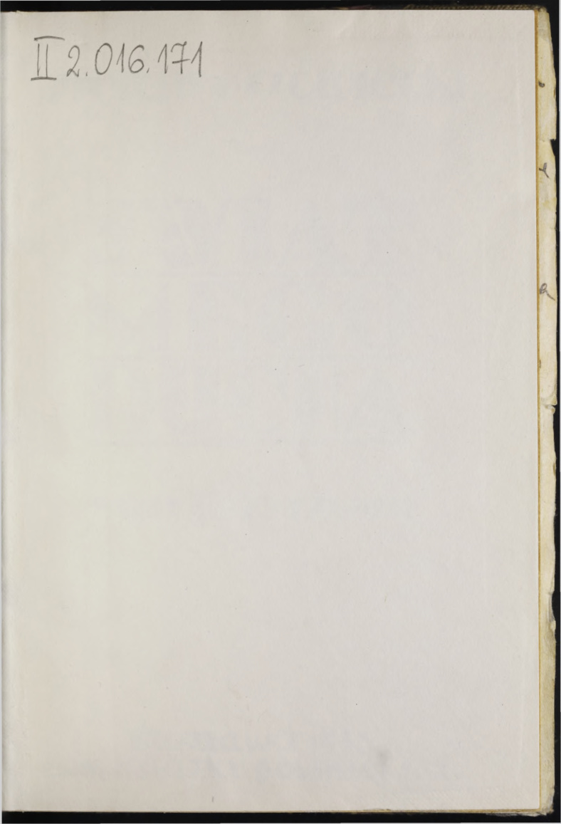 Source copy endpaper bearing a library shelfmark