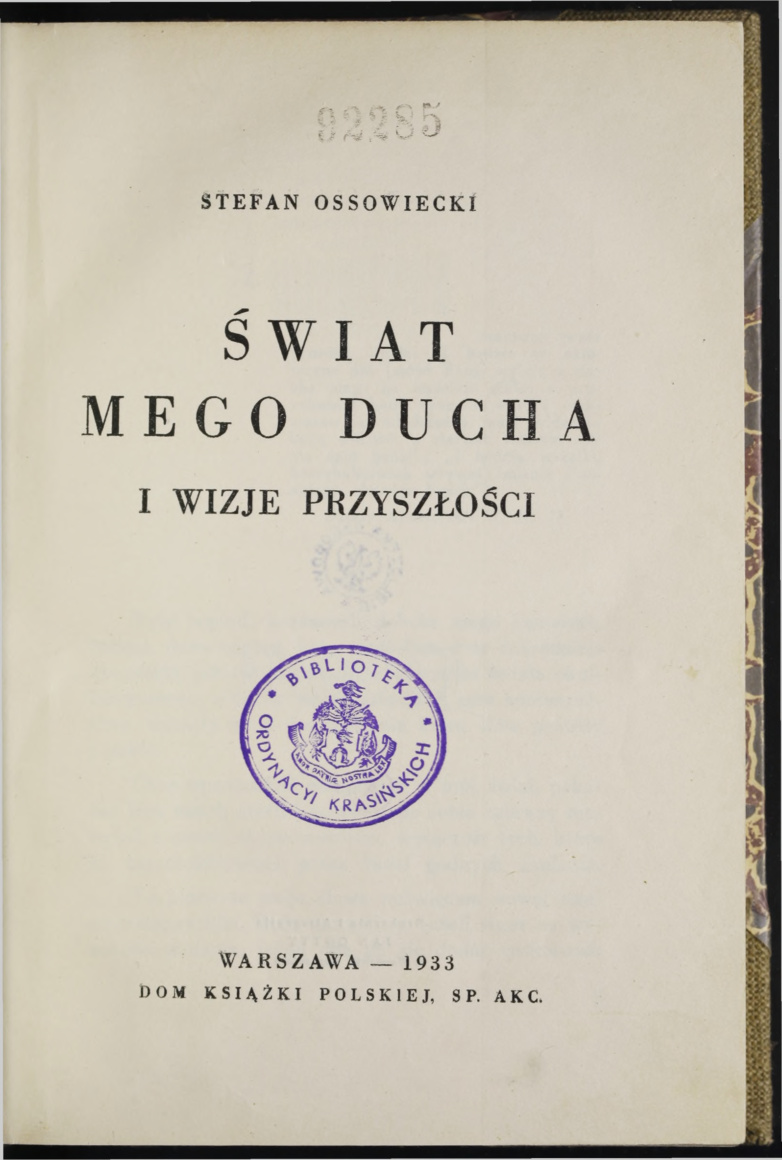 Original title page