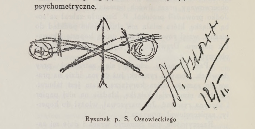 Drawing by S. Ossowiecki made during Experiment No. 47