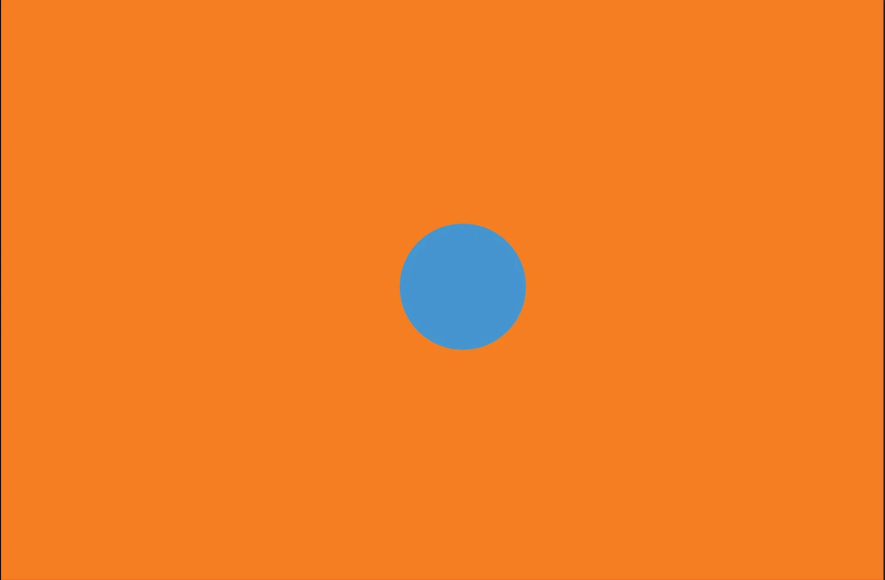 Figure 22: Blue-circle afterimage exercise